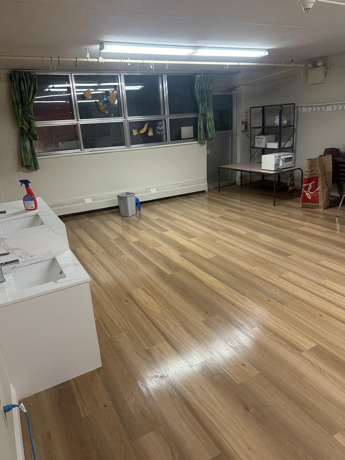 Freshly cleaned office interior